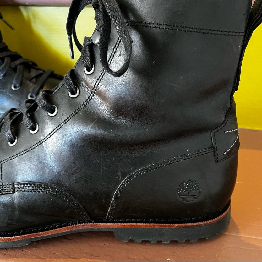 Timberland Black Leather Men's Ankle Boots - Picture 7 of 10